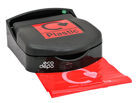Wall mounted bin for plastic - EcoDepo