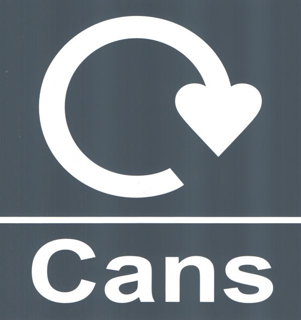 Cans self adhesive label